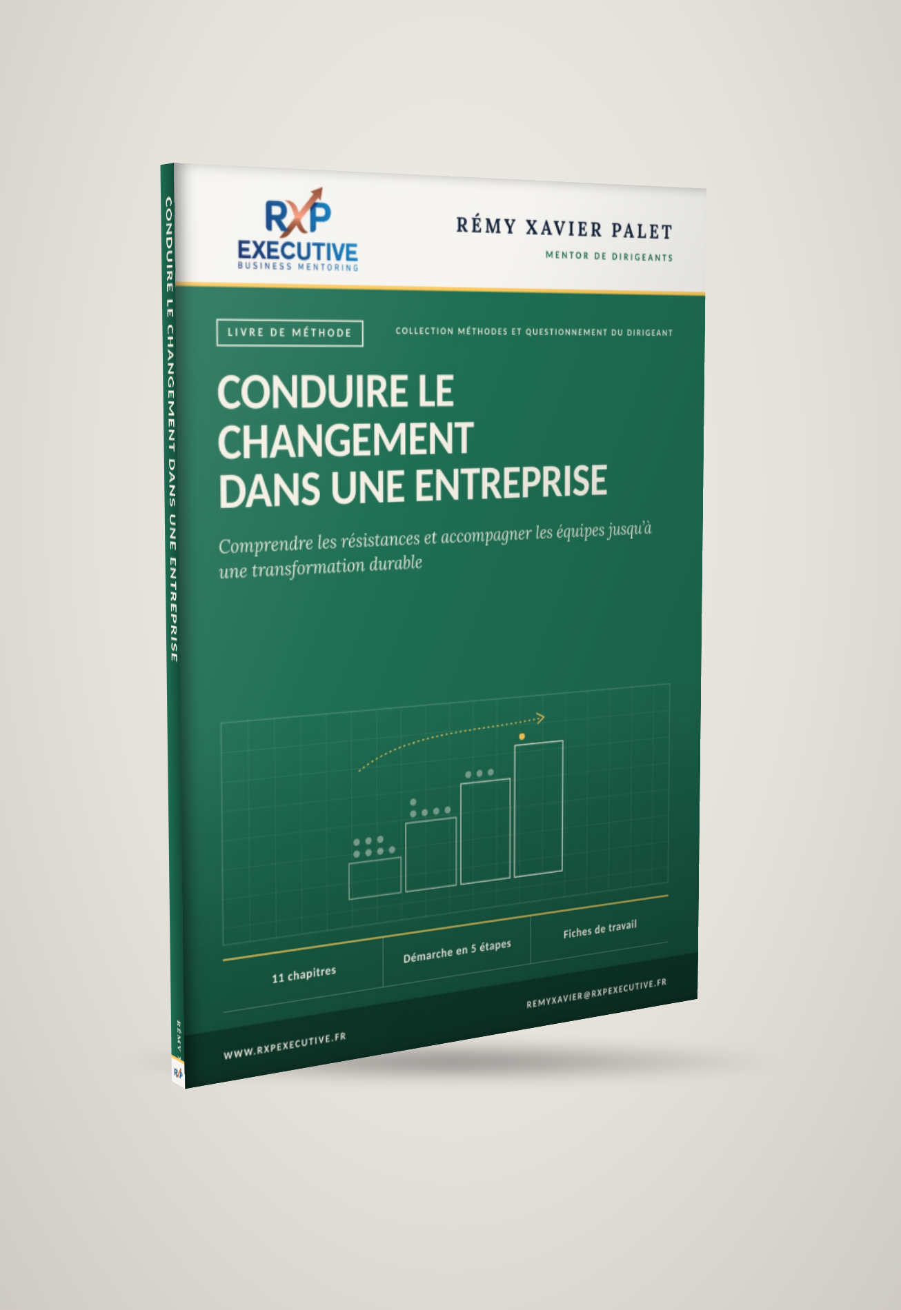 Couverture définitive du livre Conduire le changement dans une entreprise de Rémy Xavier Palet