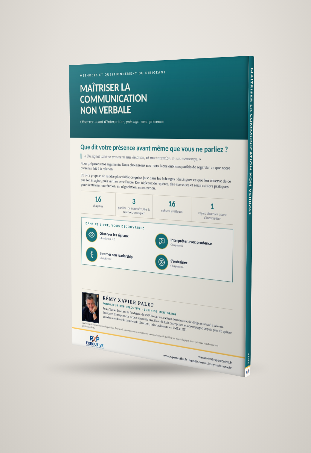 Mockup quatrième de couverture de Maîtriser la communication non verbale