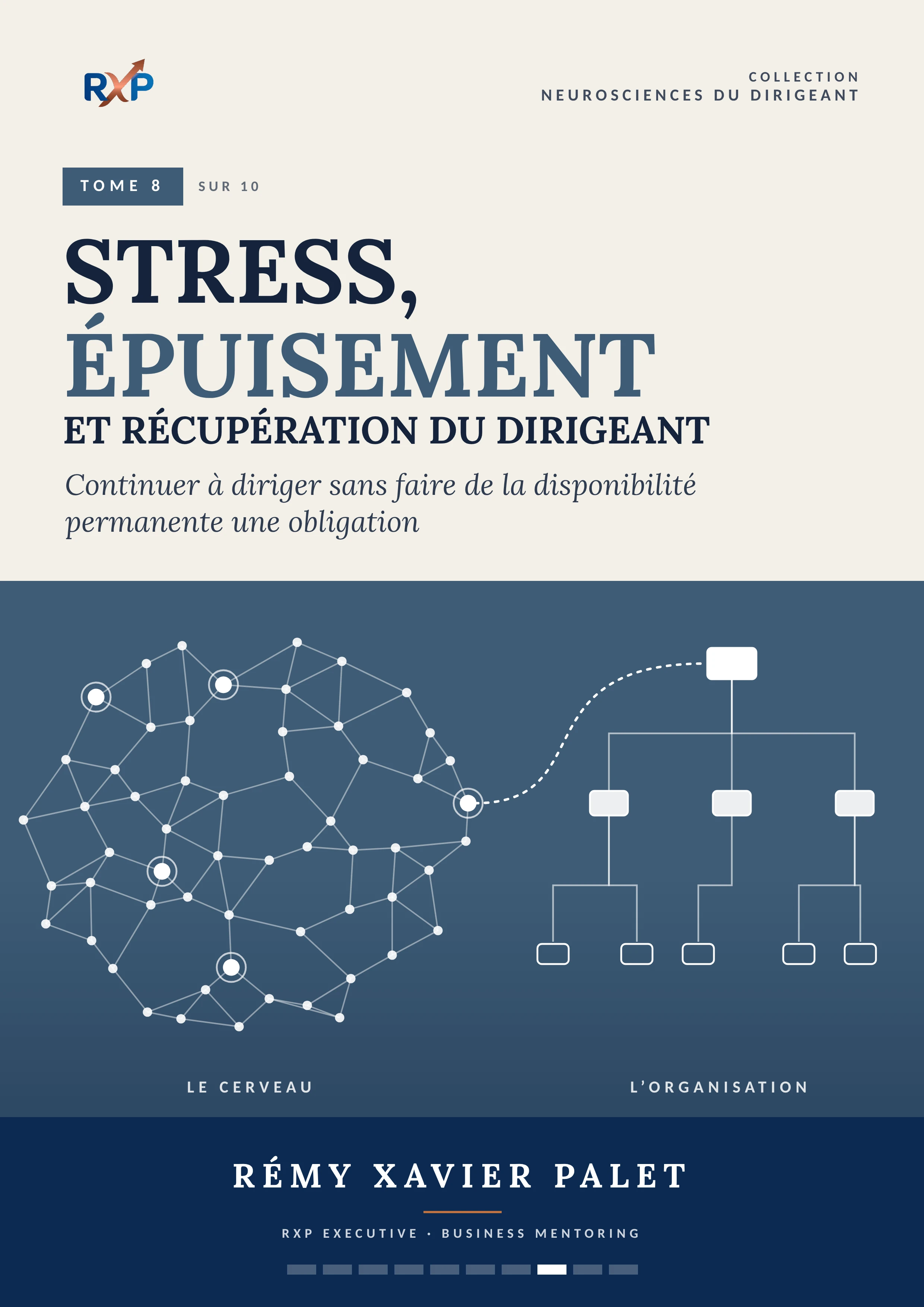 Couverture définitive : Tome 8 — Stress, épuisement & récupération du dirigeant
